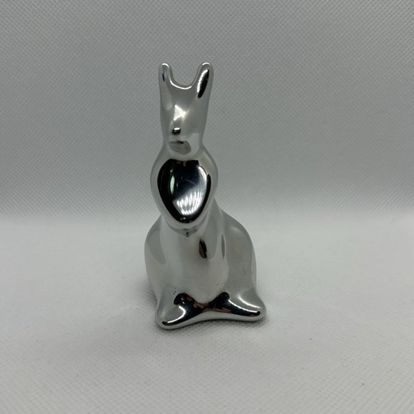 Rare Hoselton Aluminum KANGAROO Figurine 3 1/4" Canada - Picture 2 of 12